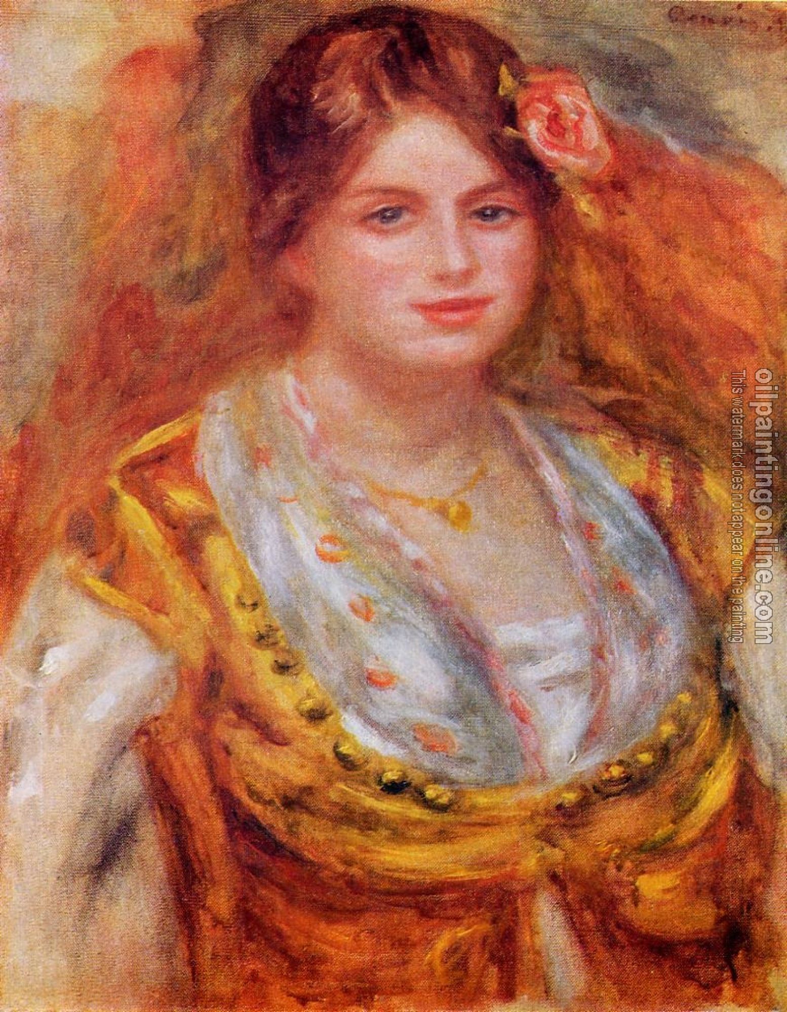 Renoir, Pierre Auguste - Portrait of Mademoiselle Francois